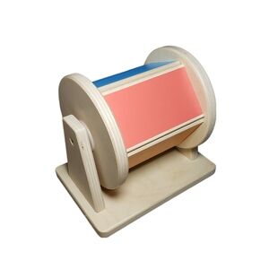 Lovevery Wood Rainbow Spinning Wheel Baby Toy
